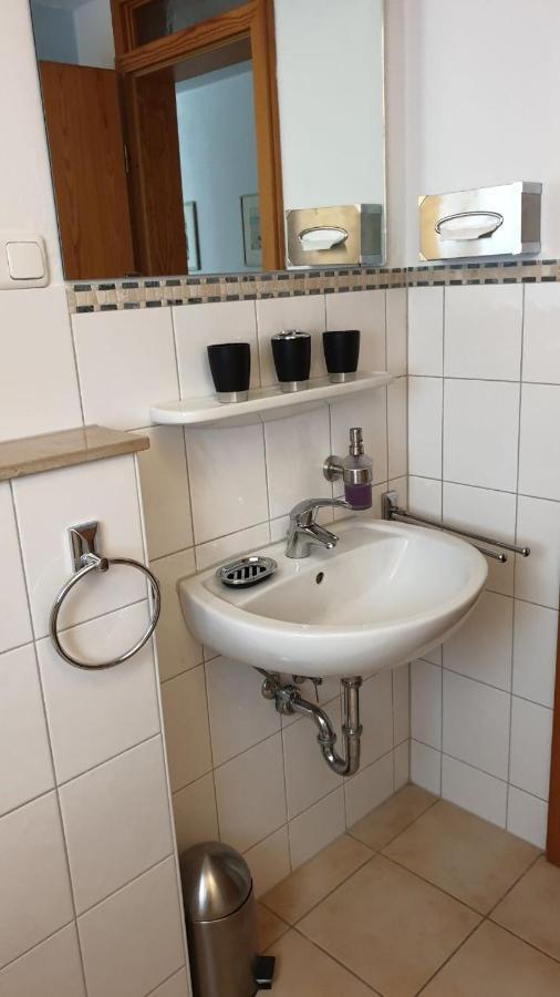 Ferienwohnung Westerheide Nebel Bagian luar foto