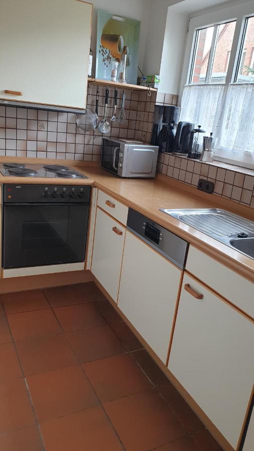 Ferienwohnung Westerheide Nebel Bagian luar foto