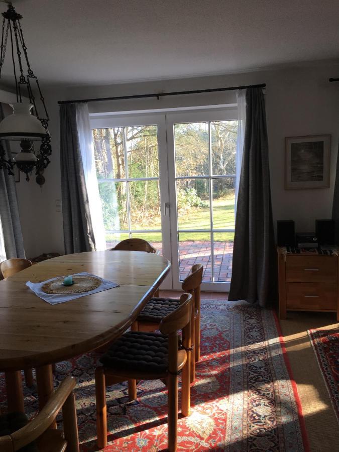 Ferienwohnung Westerheide Nebel Bagian luar foto